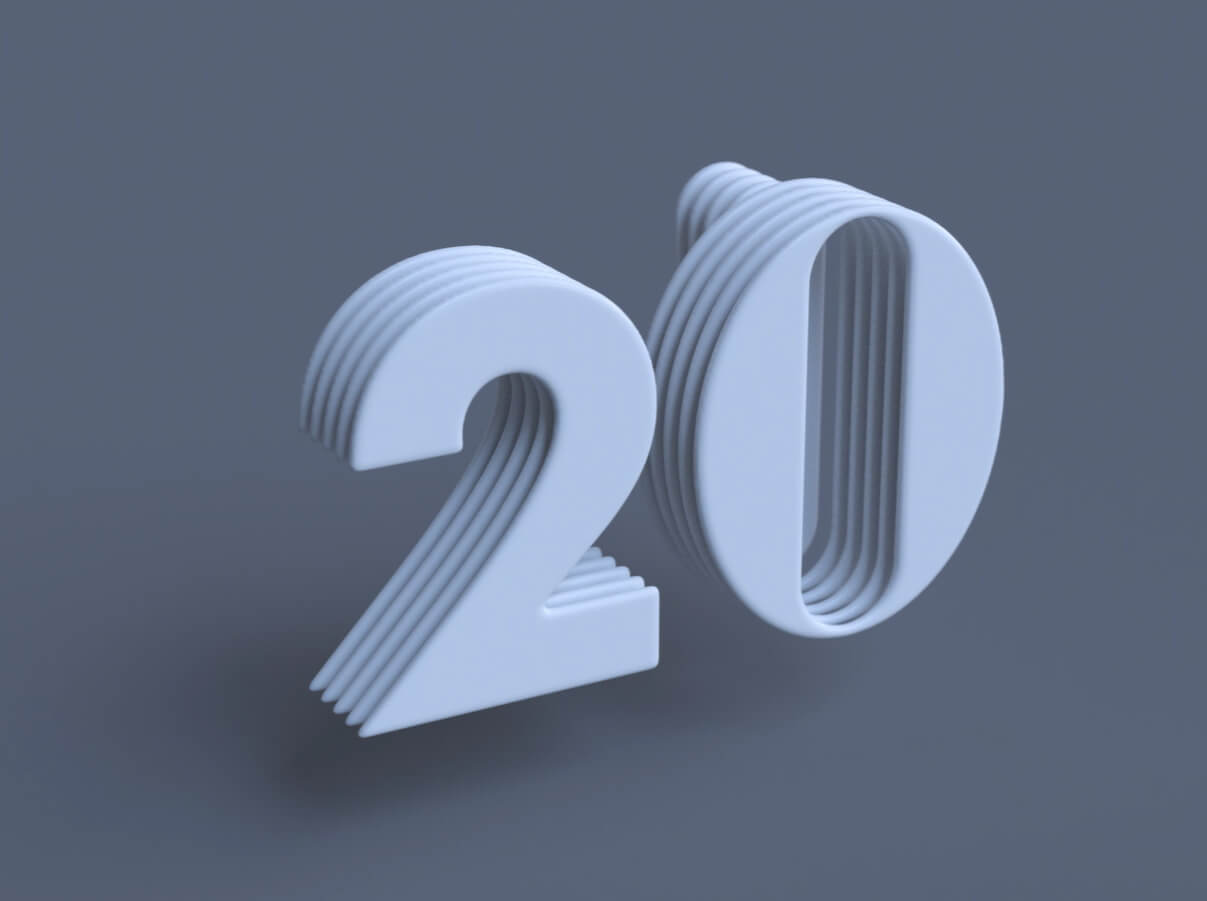 3D Typography Example 2