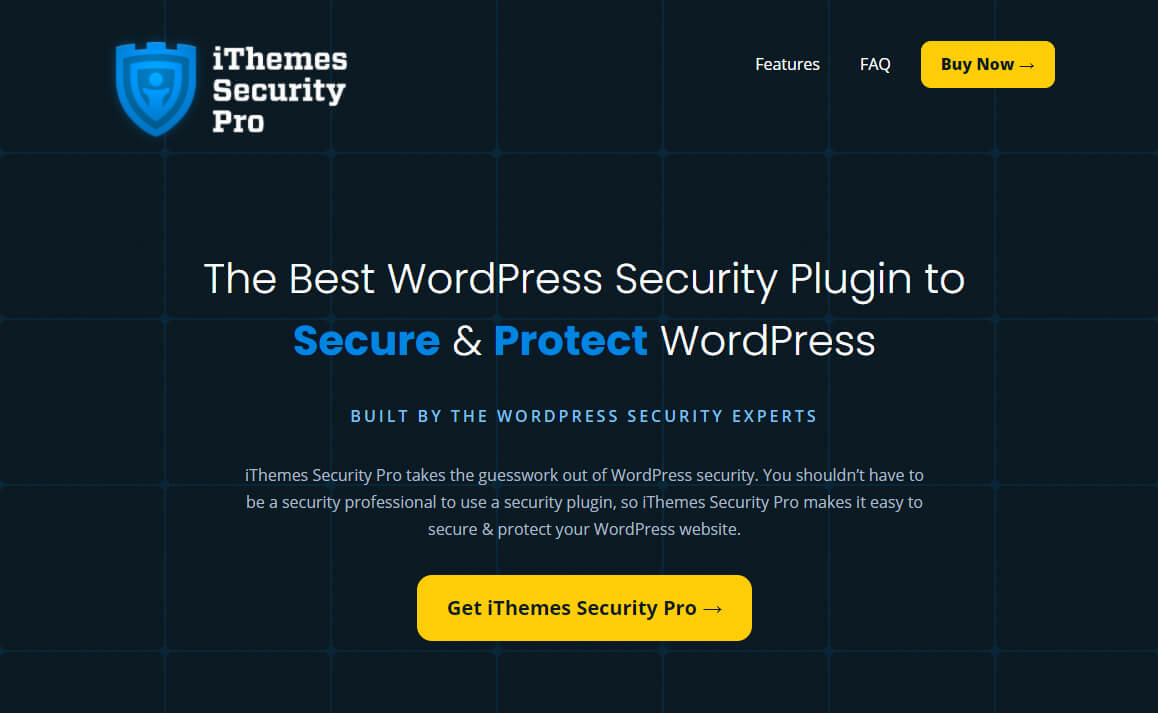 iThemes Security Pro plugin - Protect WordPress websites from hackers