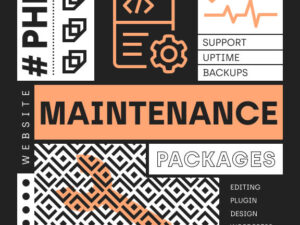 Website maintenance packages product cover