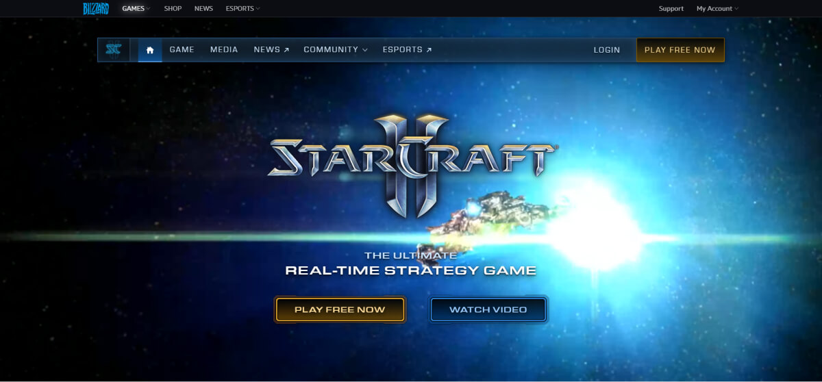 Starcraft website