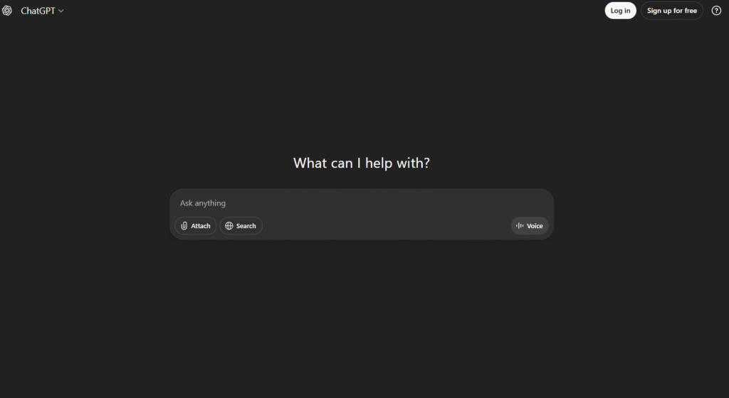 ChatGPT Artificial Intelligence