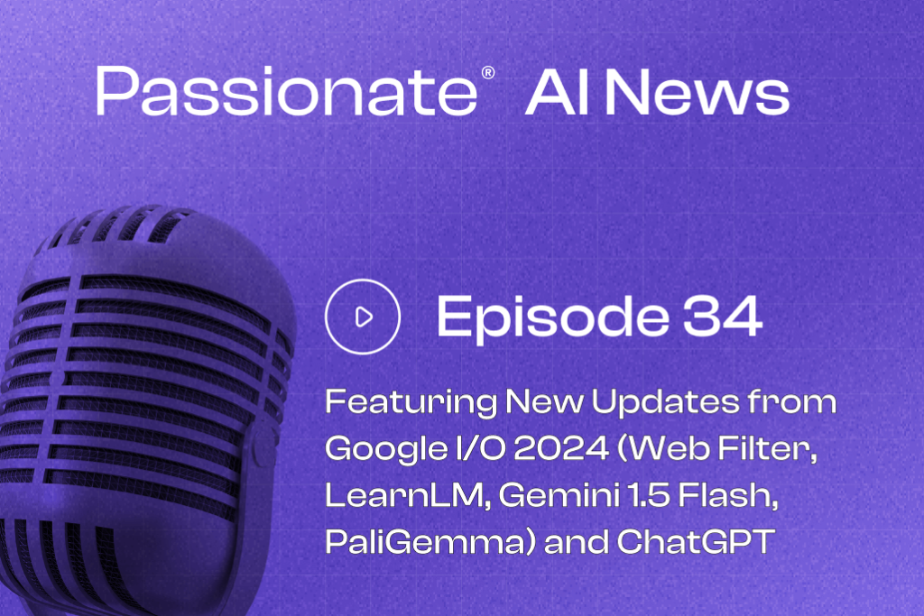 Cover Photo Major News from Google I/O 2024 featuring Web Filter, LearnLM, Gemini 1.5 Flash, PaliGemma and ChatGPT