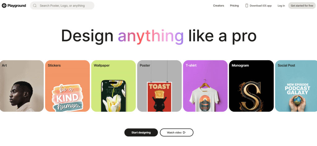 PlaygroundAI website