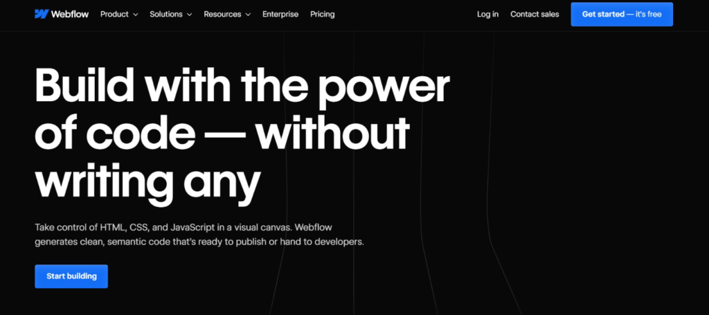 Webflow Website