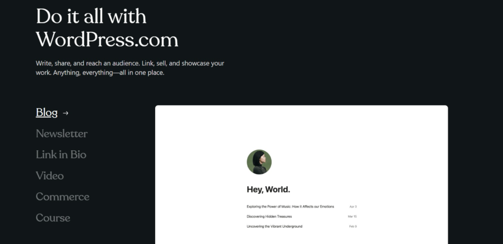 WordPress website