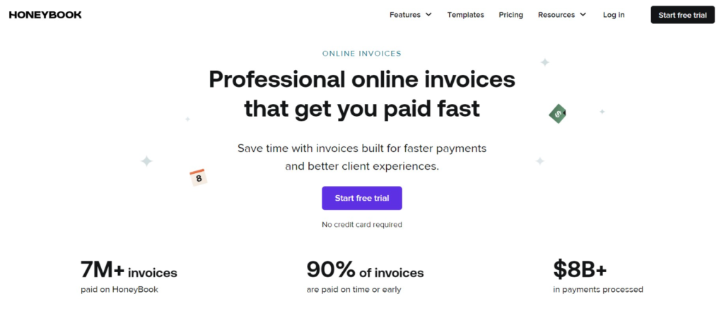 HoneyBook Website