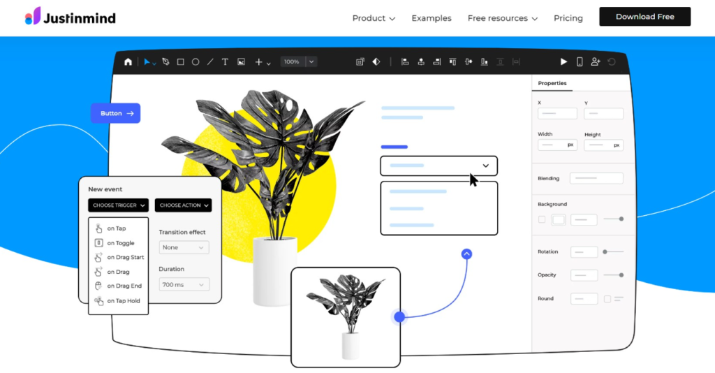 Justinmind website