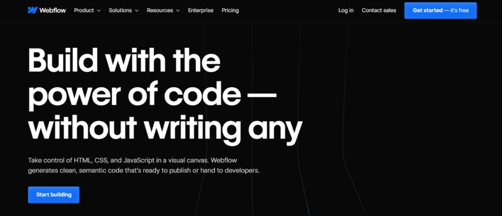 Webflow Website