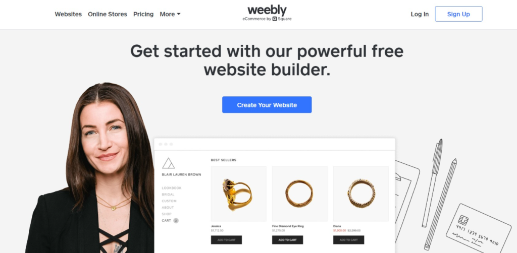 Weebly website