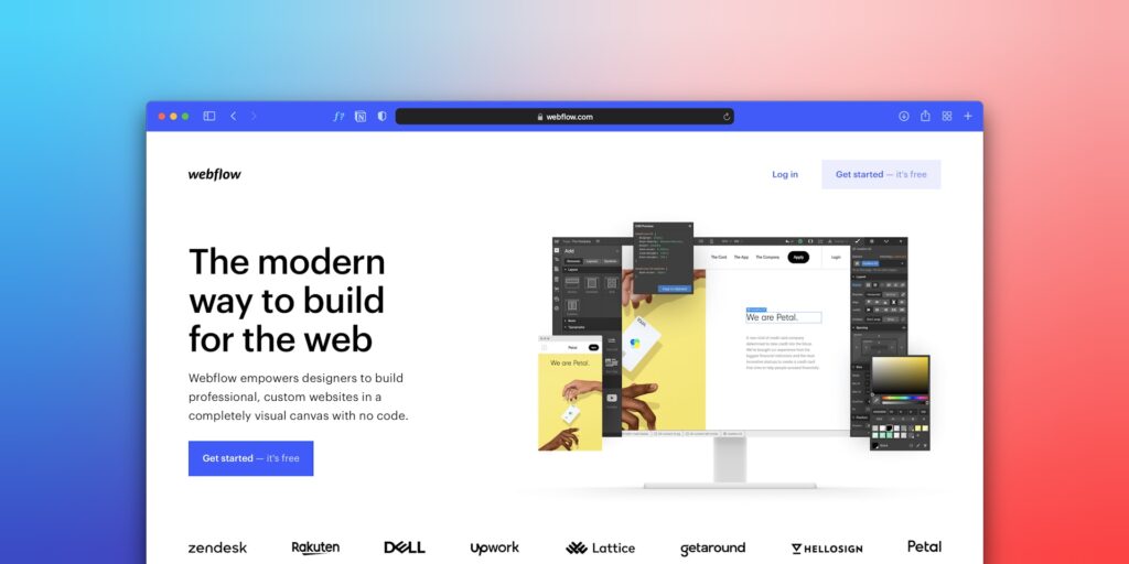 Webflow site