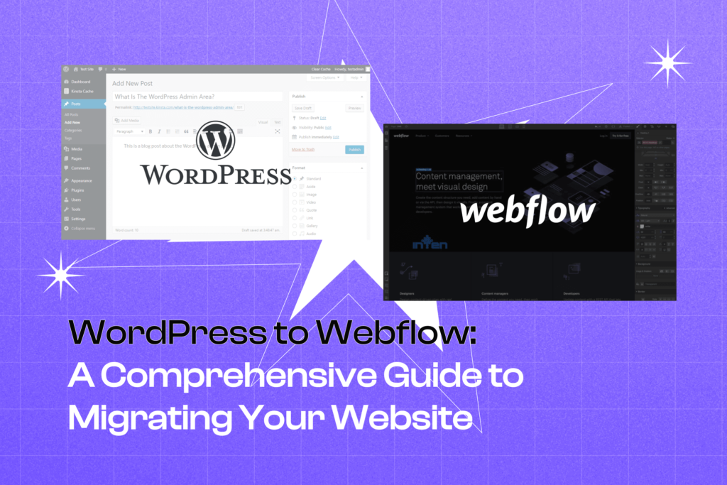 Cover Photo WordPress to Webflow A Comprehensive Guide to Migrating Your Website